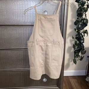 Forever 21 Tan Overall Skirt